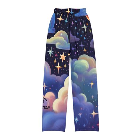 Kids Pajama Pants Starry Night Sky Print Jammies Chikdrens Sleepwear ...