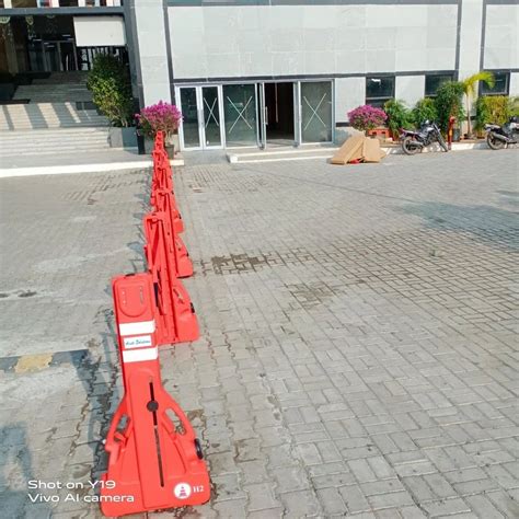 Road Barrier - Metal Barrier With Wheel Manufacturer from Chennai