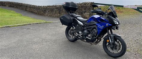 Download wallpaper 2560x1080 yamaha, motorcycle, bike, blue, coast dual ...