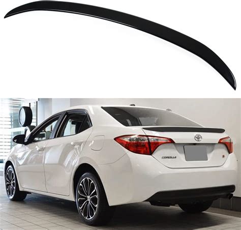 Buy Fits for 2014-2018 Toyota Corolla LE SE XSE Painted Glossy Black ...