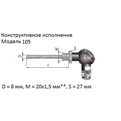 Термометр сопротивления ДТС105-РТ100.В3.60 цена купить - AKETO