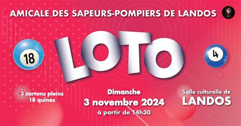 Loto des pompiers 2024 // LANDOS, Landos, Chavaniac, 3 November 2024 ...