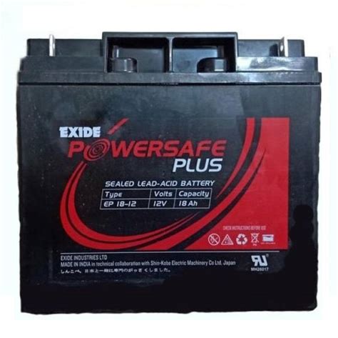 Exide Powersafe Plus EP18-12 12v 18ah Lead acid Battery - Battery Source