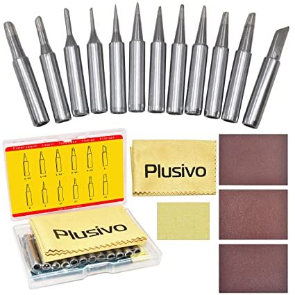 Soldering Iron Tips 12 pcs 900M Replacement Solder Tips Kit with ...