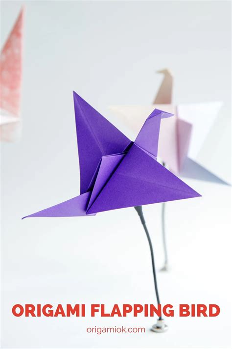 How to Fold an Origami Flapping Bird - Origami OK