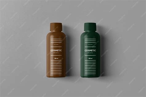 Premium PSD | 02_cosmetic bottle mock-up 2