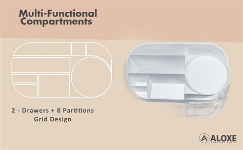 ALOXE plastic Makeup Organizer|Makeup Box For Storage|Make Up, Cosmetic ...