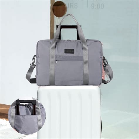 BCZHQQ Travel Duffel Bag for Women,Overnight Weekender Bag with Trolley ...