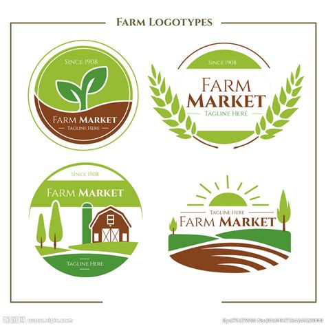 绿色农产品标志设计图__其他_广告设计_设计图库_昵图网nipic.com