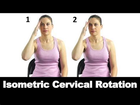 Image result for Cervical Rotation Exercise Drawing