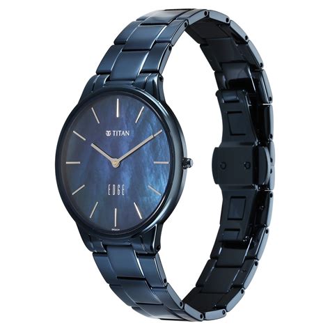 Buy Online Titan Edge Metal Ladies Allure Quartz Analog Mother Of Pearl ...