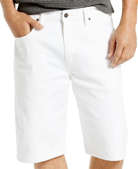 Levi's Denim 569 Loose-fit Shorts in White for Men - Lyst