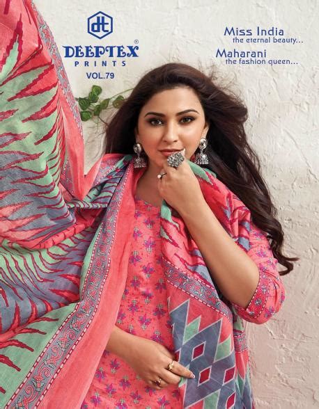 Deeptex Miss India Vol-79 Cotton Exclusive Designer Dress Material ...