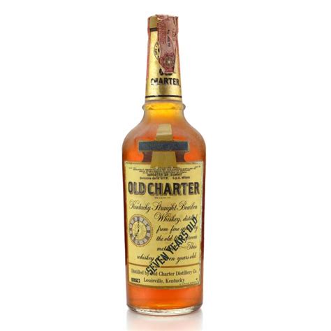 Old Charter 7 Year Old Kentucky Straight Bourbon 1960s / Summit Import ...