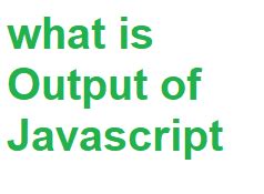 Image result for JavaScript Sample Output