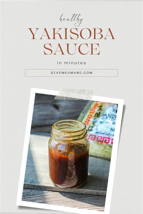 Homemade Yakisoba Sauce (Easy & Authentic Japanese Noodle Sauce) | Give ...