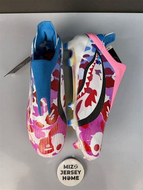 ADIDAS X BAPE F50 Elite Laceless FG Football Shoes – Mizo Jersey Home