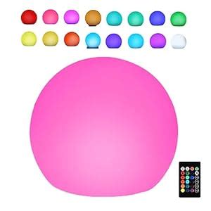Ubervia® Light Up Beach Balls | Floating Glow IP65 Waterproof Remote ...