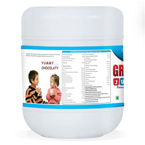Grostrong Junior Growth-Soya,. Colustrum, Dry Fruits, Vitamins & DHA ...