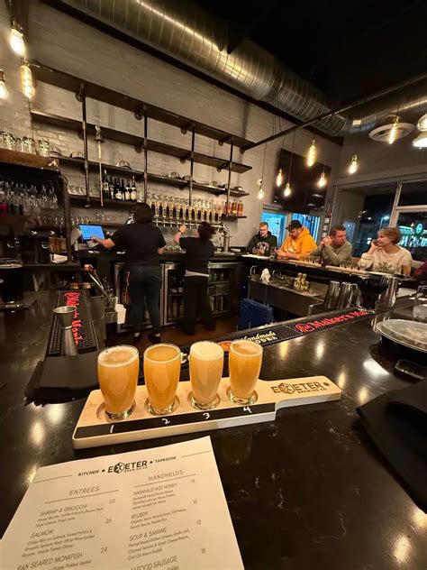 Exeter Brewing Co. Kitchen + Taproom Menu - Updated November 2025