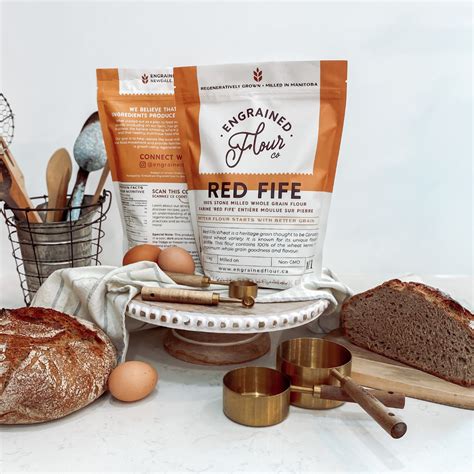 Buy Red Fife Whole Grain Flour-Stone Milled Flour-Engrained Flour