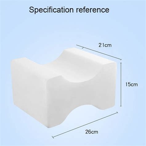 Knee pillow side sleeper Leg support Memory Foam | Ubuy India