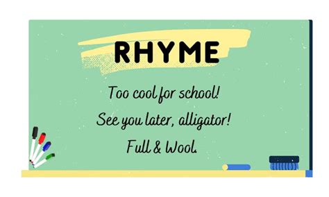 Examples Of Rhyme In English - Types of Rhyme - Grammar