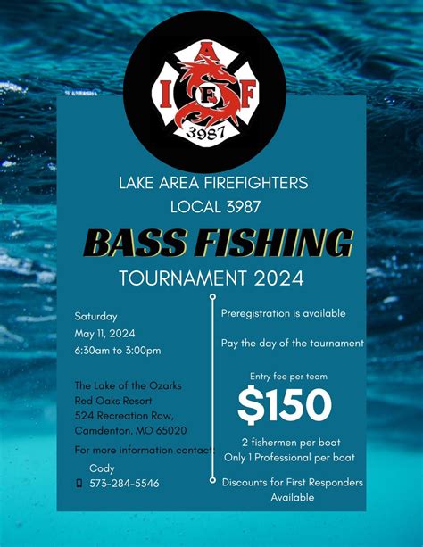 Lake Area Firefighters Bass Tournament , Red Oak Resort, Lake Of The ...
