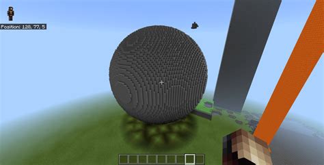 Image result for How to Build a Sphere in Minecraft Command Blocks