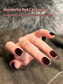 annies 10ML Autumn And Winter Red Cat Magnetic Gel Nail Polish 2025 New ...