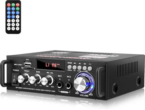 Daakro BT-298A Stereo Home Audio Amplifier,20W Max Power India | Ubuy