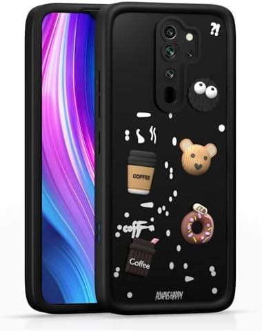 Pikkme Back Cover for Redmi Note 8 Pro | Cute Fun Cartoon 3D Bear ...
