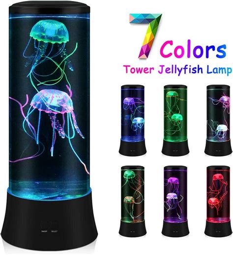 EDIER Jellyfish Lamp - LED Fantasy Round Jellyfish India | Ubuy