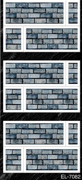 TL 01797 Brick Blue 18 x 12 inch Glossy Finish Ceramic Wall Tile - 7 mm ...