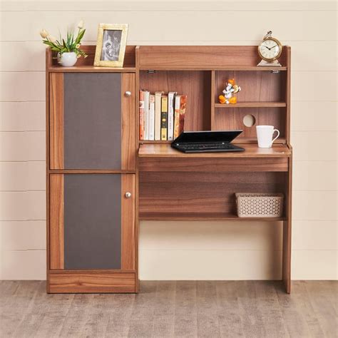 Buy Quadro Nxt Flip Study Desk - Brown from Home Centre at just INR 14998.0