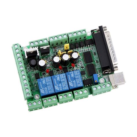 Buy 4 Axis CNC Breakout Interface Board for Stepper Motor Driver Mach3 ...