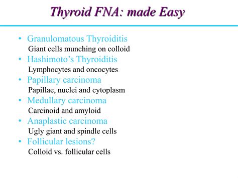 Thyroid Fna,bethesda system | PPTX