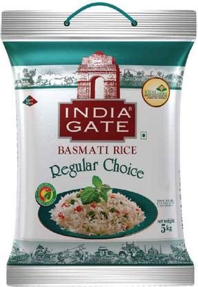 INDIA GATE Regular Choice Basmati Rice (Medium Grain) Price in India ...