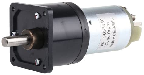 RS PRO | RS PRO Brushed Geared DC Geared Motor, 12 V dc, 600 mNm, 9 rpm ...