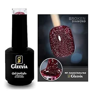 Buy Gleevia Disco Glitter Finish Light Reflective Uv Gel Nail Polish ...