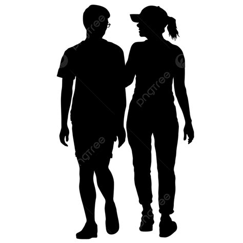 Woman Walking Silhouette Png - silhouette of woman walking