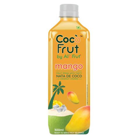 Coco Frut Mango Fruit Drink With Tasty Nata De Coco Coconut Chunks (Si ...