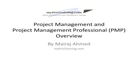 Image result for PMP Overview