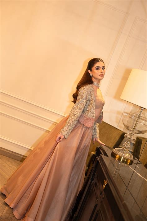 Muskan Channa in our Sandy Nude Lisa Jacket & Skirt Set – Bhumika Sharma