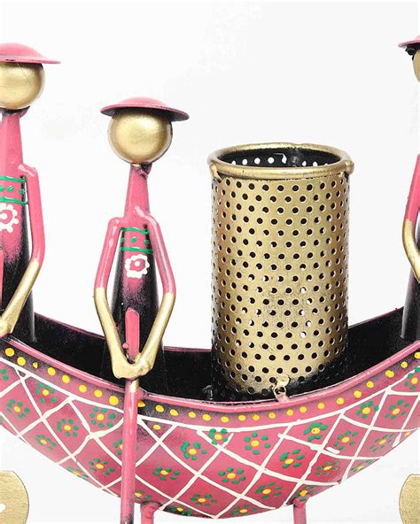 Table Top Gifts For Office Desk | Pen stand | Stationery holder | Meta ...