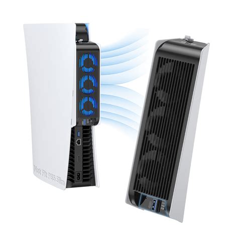KIWIHOME Cooling Accessories for PS5, Horizontal Cooling Fan for PS5 ...