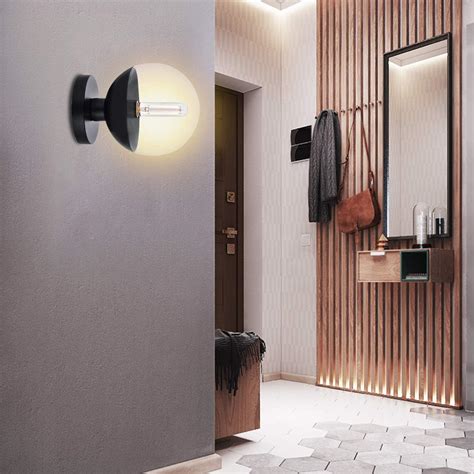 Buy A1A9 Modern Clear Glass Ceiling Light Fixture with 1-Light ...