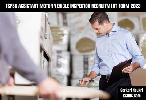 TSPSC Assistant Motor Vehicle Inspector Recruitment Form 2023 | Salary ...