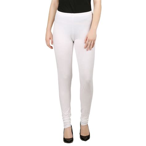 Buy Design Classics Women's White Cotton Legging at Amazon.in