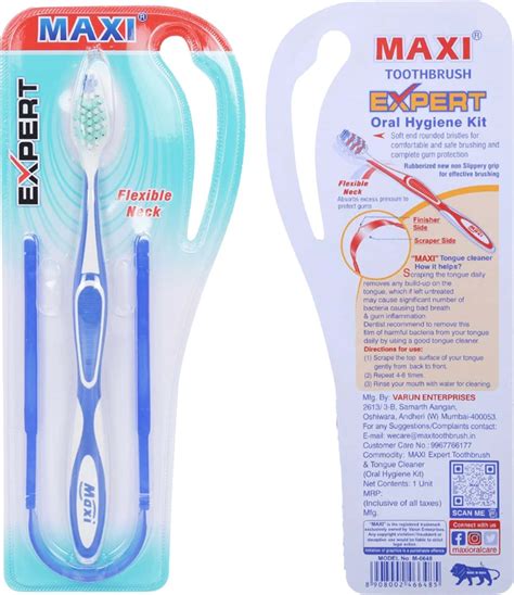 Buy MAXI EXPERT TOOTHBRUSH & TONGUE CLEANER-ORAL HYGIENE KIT (BUY 1 GET ...